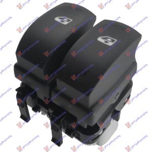 PREKIDAC U PREDNJIM VRATIMA (DUPLI)(10pin) Leva str. RENAULT CLIO (2009-2013) (OEM: 8200214939)