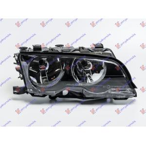 FAR CRNI -01 (DEPO) Desna str. BMW SERIES 3 (E46) COUPE/CABRIO (1999-2003) (OEM: 63126904276)