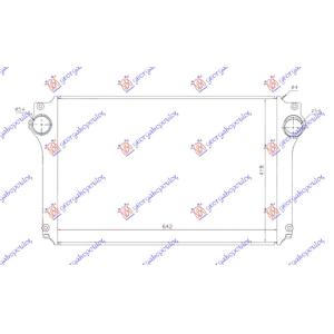 HLADNJAK INTERCOOLER 2.0-2.0 D4D DSL 05- TOYOTA COROLLA VERSO (2007-2009) (OEM: 179400R010)