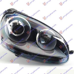 FAR XENON CRNI GTI (DEPO) Desna str. VW GOLF V (2004-2008) (OEM: 1K6941005P, 1K6941040)