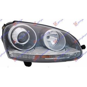 FAR XENON CRNI GTI (TYC) Desna str. VW GOLF V (2004-2008) (OEM: 1K6941005P, 1K6941040)