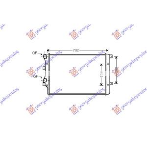 HLADNJAK MOTORA 1.4 BEN 1.9 DIZ (65x41) VW GOLF V (2004-2008) (OEM: 1K0121253AA, 1K0121253H, 5K0121253D)