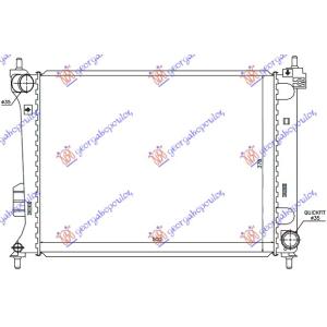 HLADNJAK MOTORA BENZIN (50x39) HYUNDAI i20 (2008-2012) (OEM: 253101J000, 253101J500, 253104P000)