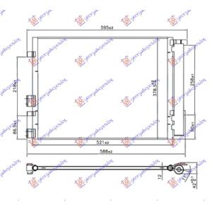 HLADNJAK KLIME 1.1-1.6 CRDi DSL (500x360x12) HYUNDAI i20 (2008-2012) (OEM: 976064P200)