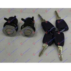 BRAVA VRATA SET 3 VRATA SA KLJUCEM FIAT PUNTO (1999-2003) (OEM: 46538079, 46538080)