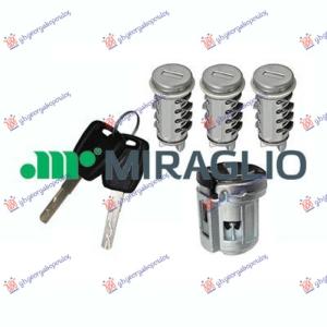 CILINDAR BRAVE (SET 3+1) SA 2 KLJUCA FIAT PUNTO (1999-2003) (OEM: 46740719, 46740719,71751552, 71751552)