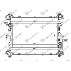 HLADNJAK 2.0 BlueHDi DIZEL MANUAL (780x390x32) CITROEN JUMPER (2014-) (OEM: 1613996580, 1629086780)