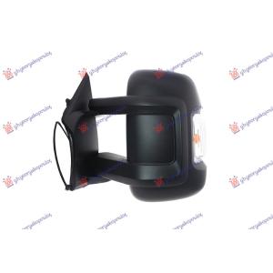 RETROVIZOR MEHANICKI SREDNJI (MIGAVAC) (SENZOR) (POZICIONO SVETLO 16W) (8 OTV 8 PIN + 8 OTV 2 PIN) (A KVALITET) Leva str. CITROEN JUMPER (2014-) (OEM: 735440428, 735480945, 735517084)