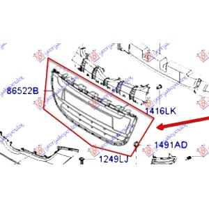 RESETKA PREDNJEG BRANIKA (O) HYUNDAI MATRIX (2008-2010) (OEM: 86522-10000, 8652210000)