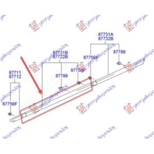 LAJSNA PREDNJIH VRATA KOMPLET Leva str. HYUNDAI MATRIX (2008-2010) (OEM: 87721-17000CA, 8772117000CA)