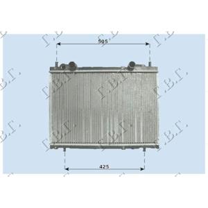 HLADNJAK 1.4-2.0 +A/C (37.5x56.3) SA VENTILOM FIAT BRAVO (1995-2002) (OEM: 7794069)