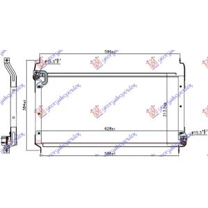 HLADNJAK KLIME 1.4-1.8-2.0 CC (57x31) 96-98 FIAT BRAVO (1995-2002) (OEM: 46428863)