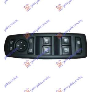 PREKIDAC U PREDNJIM VRATIMA PREKLOPNI (19 PIN) Leva str. RENAULT SCENIC/GRAND SCENIC (2009-2012) (OEM: 254000006R)