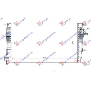 HLADNJAK MOTORA 2.0BEN 1.9-2.0DIZ 65x39 RENAULT MEGANE COUPE (2008-2014) (OEM: 214100016R)