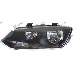 FAR ELEKTRICNI DUPLI CRNI (TYC) Leva str. VW POLO (2009-2014) (OEM: 6R1941007G)