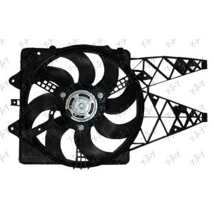 VENTILATOR KOMPLET 1.3DM-JET/1.4 ABARTH FIAT GRANDE PUNTO (2005-2012) (OEM: 51831012)