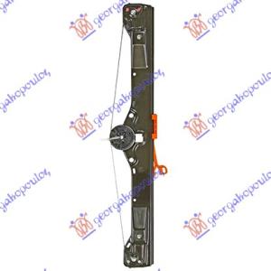 PODIZAC PREDNJEG PROZORA ELEKTRICNI BEZ MOTORA 3/5 VRATA Desna str. FIAT GRANDE PUNTO (2005-2012) (OEM: 51723317, 51899290)