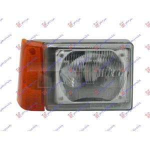 FAR ZUTI MIGAVAC (TYC) Desna str. FIAT PANDA (1986-2003) (OEM: 7550640)