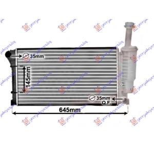 HLADNJAK 1.1-1.2i 8V +A/C (55x31.7) SA POSUDOM FIAT PANDA (2003-2014) (OEM: 51779915)