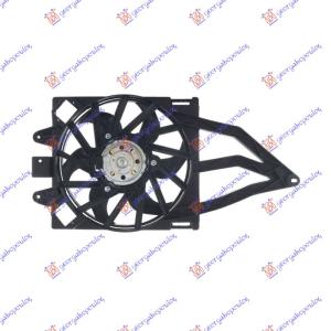 VENTILATOR KOMPLET 1.1-1.2cc +A/C 06- FIAT PANDA (2003-2014) (OEM: 51779917, 51829974)