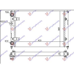 HLADNJAK 1.0-1.3-1.4BZ-1.7-1.9SDi -AC (43x32) SEAT IBIZA (1993-1995) (OEM: 6K0121253C, 6K0121253J)