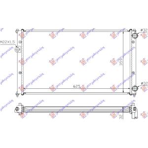 HLADNJAK 1.6-1.8-2.0 BENZ-1.9 TD MAN SEAT IBIZA (1993-1995) (OEM: 1H0121253A, 1H0121253AK, 1H0121253C)