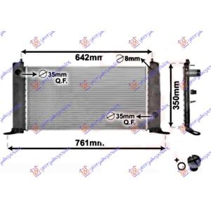 HLADNJAK MOTORA 1.2i 16V (+/-AC) (58x31) (NRF) FIAT STILO 2001-2006 (192) (OEM: 46799894)