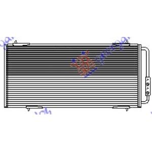 HLADNJAK KLIME SVI MODELI (56.5x29.2x1.6) ROVER 200 (1996-1999) (OEM: JRB100310)