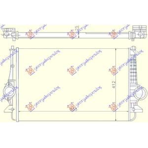 HLADNJAK INTERCOOLERA 1.9-2.0 TDi (632x415x26) 02- FORD GALAXY (1995-2006) (OEM: 1212577, 3M219L440AA, 7M3145804)