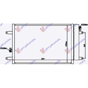 HLADNJAK KLIME BENZIN-DIZEL (52.5x36.2x16) 00- FORD GALAXY (1995-2006) (OEM: 1108838, 1145777, 1253753)