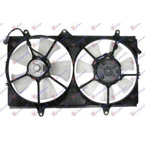 VENTILATOR KOMPLET (DUPLI) BENZIN-DIZEL TOYOTA COROLLA (E 11) SDN (1997-1999) (OEM: 16363-0D010, 163630D010, 163630D011)