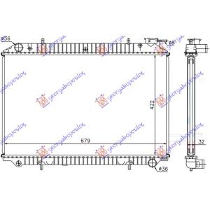 HLADNJAK MOTORA 1.6i 16V-2.0 D (42.3x68.5) NISSAN SERENA (C23) (1992-2001) (OEM: 21410-9C004, 21410-9C100, 214109C004)