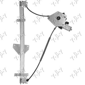 PODIZAC PREDNJEG PROZORA ELEKTRICNI SA MOTOROM (A KVALITET) Desna str. NISSAN SERENA (C23) (1992-2001) (OEM: 807009C101)