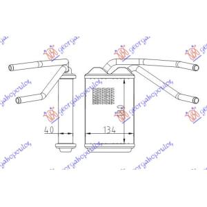 GREJAC KABINE(B)+/-AC(205x140) DAEWOO NEXIA H/B (1995-) (OEM: P03059812)