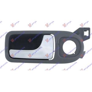 KVAKA PREDNJIH VRATA UNUTRASNJA HROM/SIVA Desna str. SEAT AROSA (1997-2000) (OEM: 6H0837114A, 6X0837114D, 6X0837114D70E)