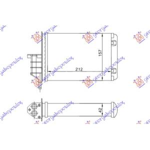 GREJAC KABINE FIAT SEICENTO (1998-2001) (OEM: 46722587)