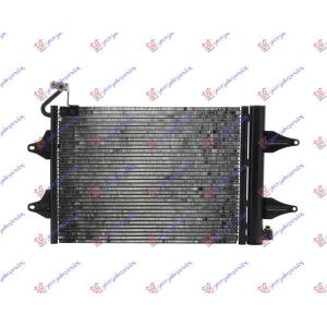 HLADNJAK KLIME BENZIN-DIZEL (47x36.2x1.6) SKODA FABIA (1999-2007) (OEM: 6Q0820411, 6Q0820411B, 6Q0820411E)