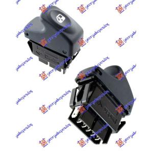 PREKIDAC U PRED/ZAD VRATIMA L=D CRNI DZEK 6P RENAULT MEGANE SCENIC (1996-1999) (OEM: 7700838098)