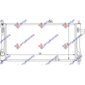 HLADNJAK 1.3CC (53x28.5) OPEL ASCONA C (1981-1988) (OEM: 1302189)