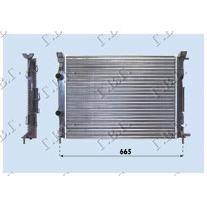 HLADNJAK 1.6 - 2.0 - 1.5 - 1.9D M/A +/ - AC (59x45x28 RENAULT SCENIC (2003-2009) (OEM: 7711135784, 8200115542)