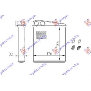 GREJAC KABINE (B) +/ - AC (185x176) VALEO VW TOURAN (2007-2010) (OEM: 1K0819031A, 1K0819031B)