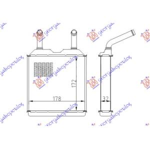 GREJAC KABINE (B)+/ - AC (170x190) OPEL COMBO (1988-1990) (OEM: 1806110)