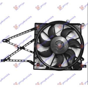 KOMPLET VENTILATOR (4PIN) (390mm) OPEL ASTRA H (2004-2010) (OEM: 6341168, 13126354)