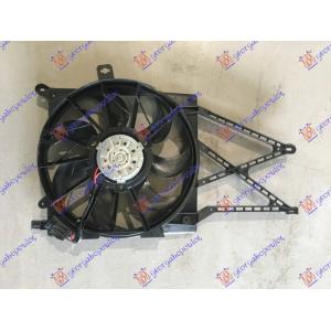 VENTILATOR KOMPLET (390MM) (2PIN) OPEL ASTRA H (2004-2010) (OEM: 6341178, 13207167)