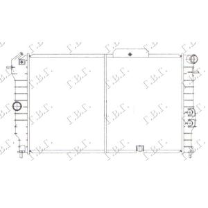 HLADNJAK MOTORA 1.4 - 1.6 (52.5x32) OPEL VECTRA A (1992-1995) (OEM: 90264491)