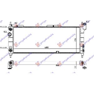 HLADNJAK MOTORA 1.4 - 1.6+A/C (68x28) AUTOM OPEL CORSA B (1993-1995) (OEM: 1300153)