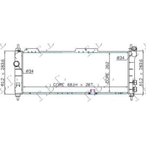 HLADNJAK MOTORA 1.2 - 1.4 +A/C (68x27.5) DIJAG OPEL TIGRA (1995-2004) (OEM: 1300152)