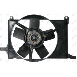 VENTILATOR KOMPLET 1.4 - 1.6 16V+AC BENZIN OPEL CORSA B (1996-1997) (OEM: 1314521, 1341258, 1341307)