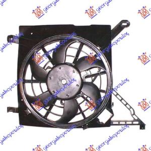 VENTILATOR KOMPLET DIZEL +A/C (3PINA) OPEL ASTRA G (1998-2004) (OEM: 1341178, 1341182, 1341348)