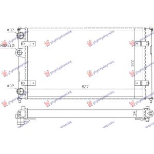 HLADNJAK MOTORA 1.4/1.6 BENZIN - 1.7/1.9 SDi (-AC) (52x32) (NRF) VW POLO CLASSIC 1995-2002 (6V2) (OEM: 6K0121253K, 6K0121253P)